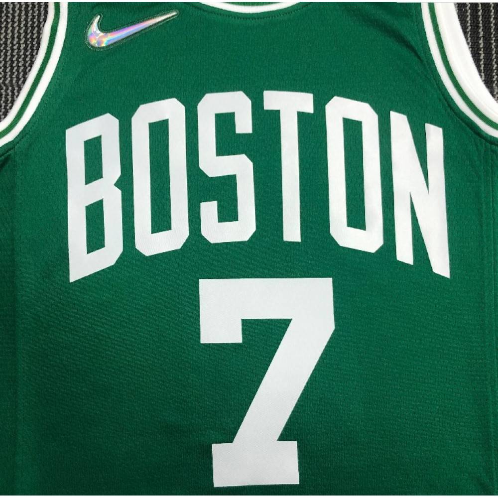 Men's Boston Celtics Jaylen Brown #7 Green 2021/22 Diamond Swingman Jersey - Icon Edition-Pro Kit Vault | Brand New 26/27 Sports Jerseys
